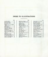 Index to Illustrations, Dodge County 1937